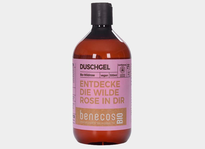benecos Bio-Duschgel mit Bio-Wildrose