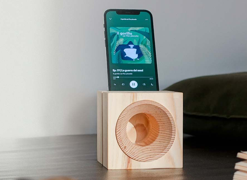 VAIA Akustischer Verstärker für Smartphones "Cube"